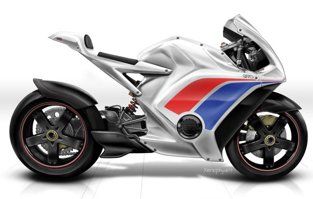A motocicleta EV-0 RR será capaz de alcançar velocidade final de 240 km/h