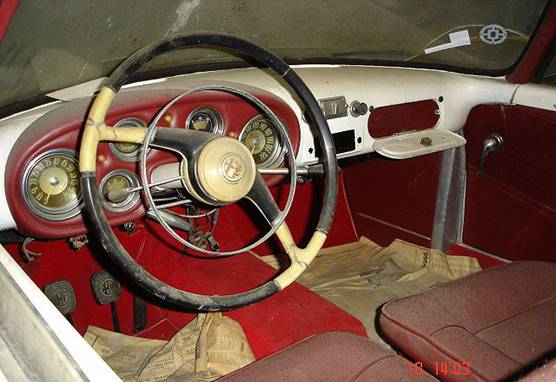 Interior of Alfa Romeo  