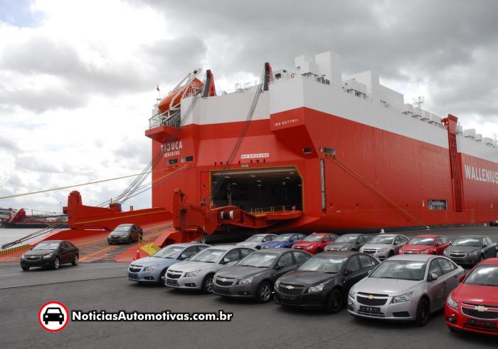 Você acha pouco, ter 2.000 carros dentro de um navio?