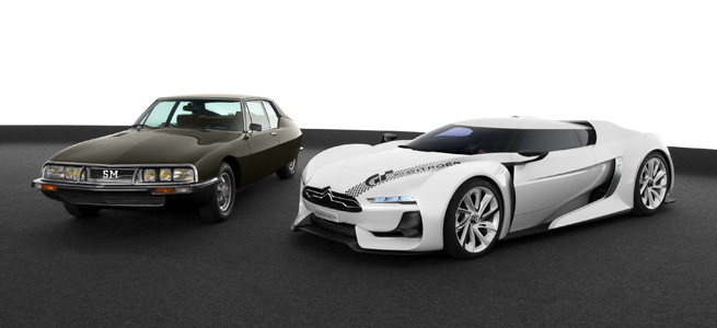 citroen_Modelos SM (à esquerda) e GT da Citroën