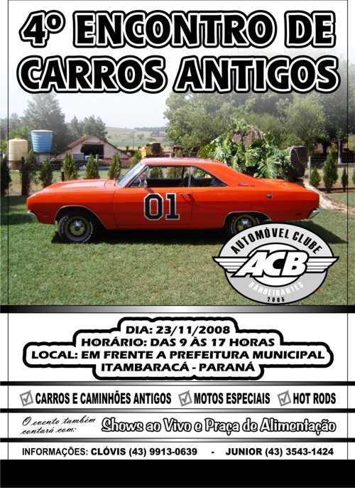 4º Encontro de Carros Antigos de Itambaracá - PR
